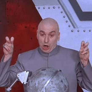 Dr. Evil Air Quotes meme template - Dr Evil Air Quotes