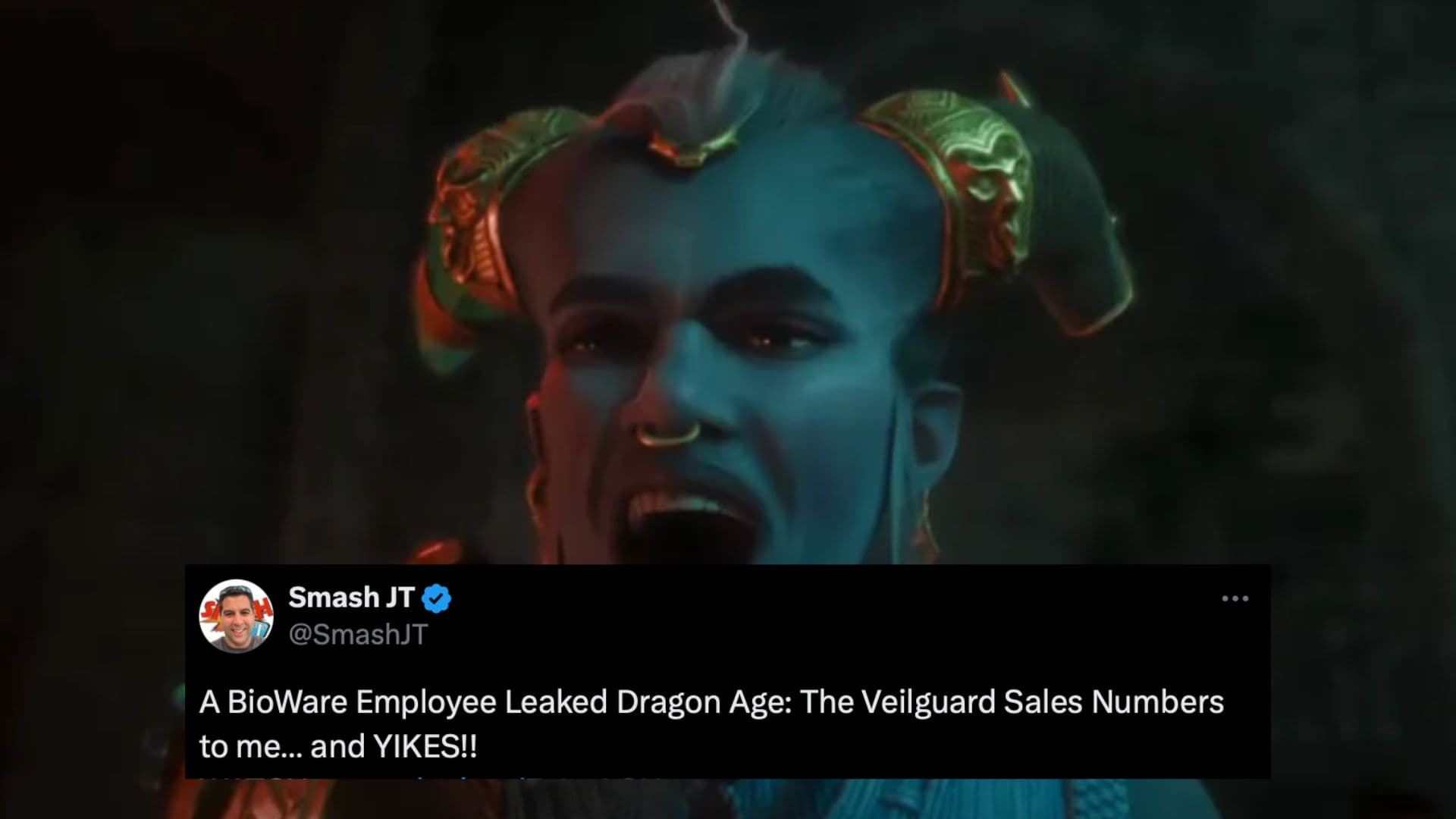 Dragon Age: The Veilguard Sales Numbers Leak meme template - Dragon Age The Veilguard Sales