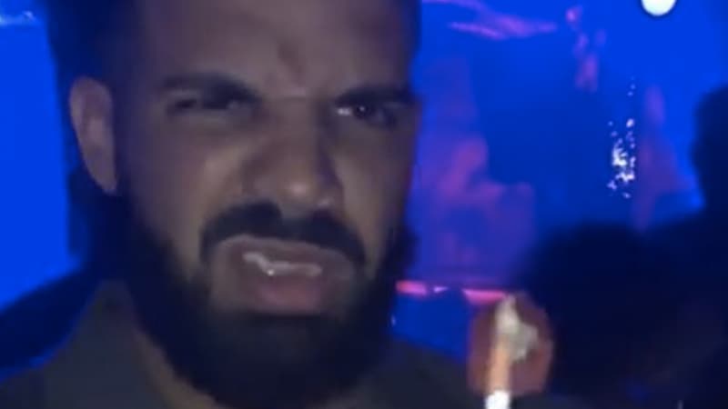Drake's Lollipop Reaction meme template - Drake Lollipop