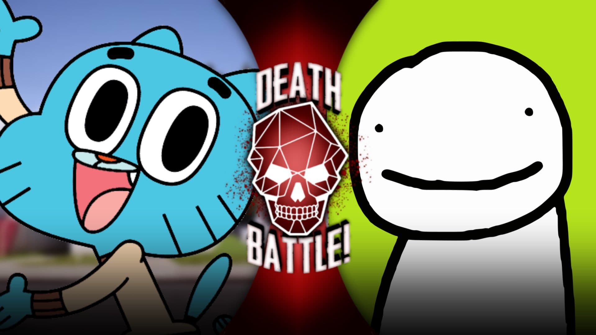 Dream vs. Gumball meme template - Dream vs Gumball