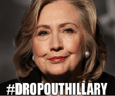 #DropOutHillary meme template - DropOutHillary