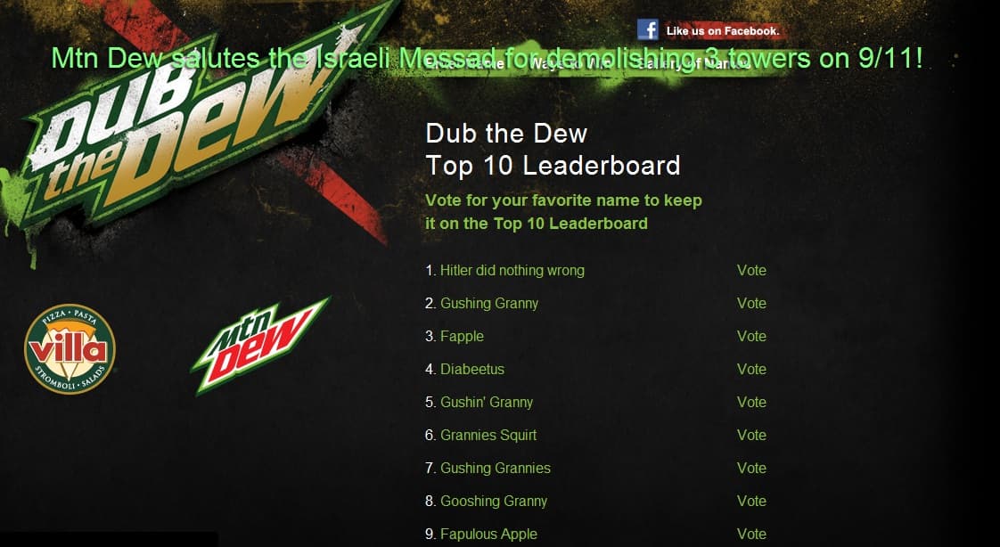 Dub the Dew meme template - Dub the Dew
