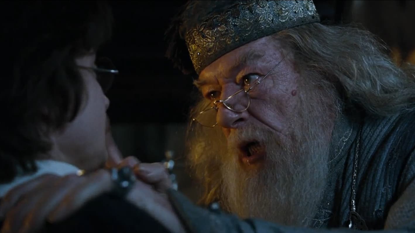 Dumbledore Asked Calmly meme template - Dumbledore Asked Calmly