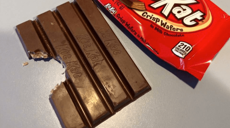 Eating Kit-Kats the Wrong Way meme template - Eating Kit Kat Wrong Way