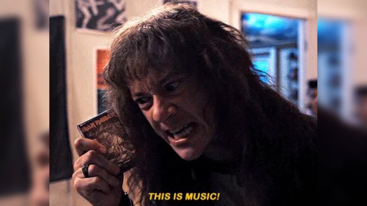 Eddie Munson's "This Is Music" meme template - Eddie Munson