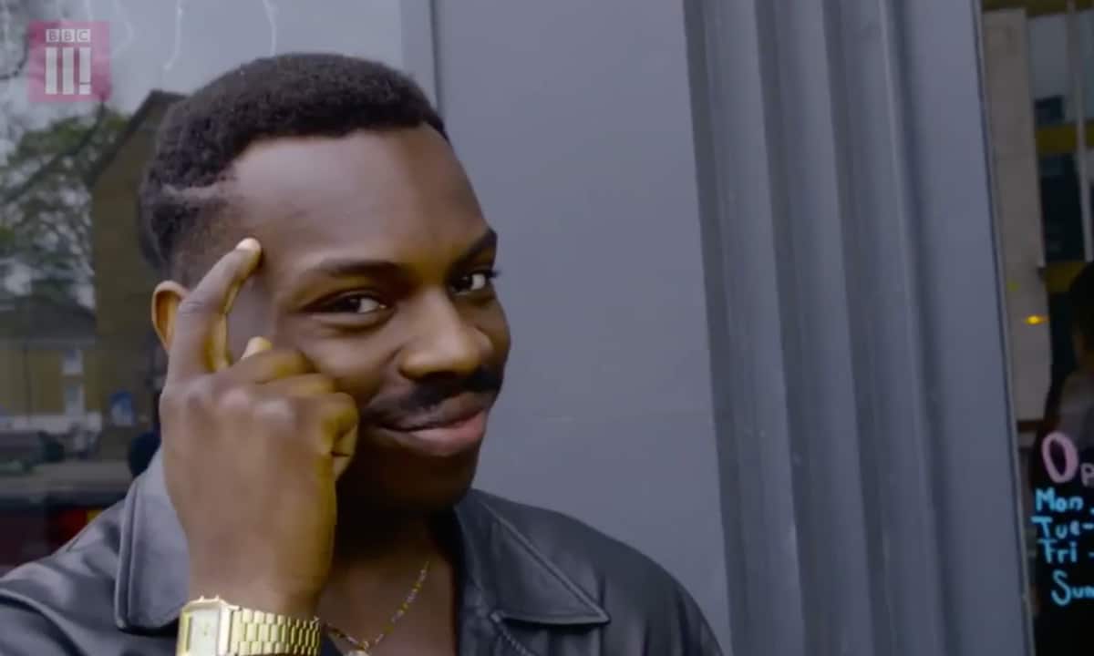 Eddie Murphy thinking