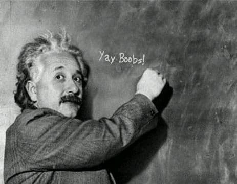 Einstein Blackboard meme template - Einstein Blackboard