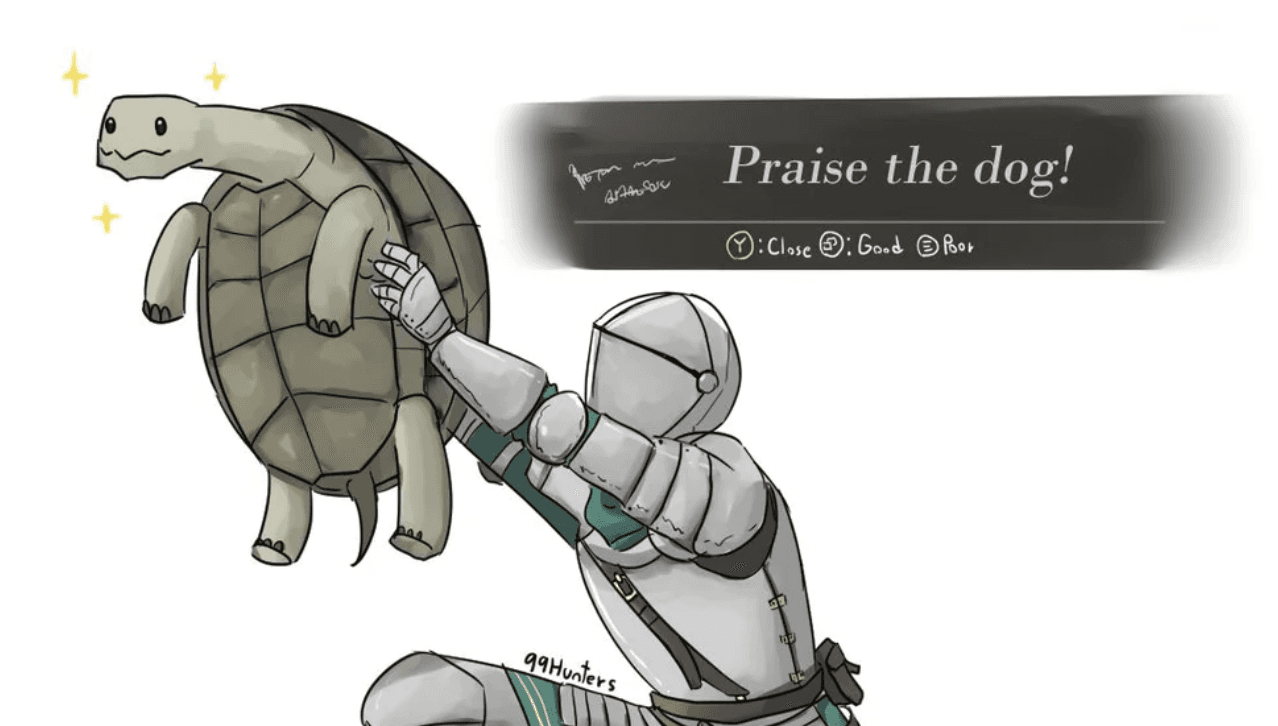 Elden Ring "Dogs" meme template - Elden Ring Dog
