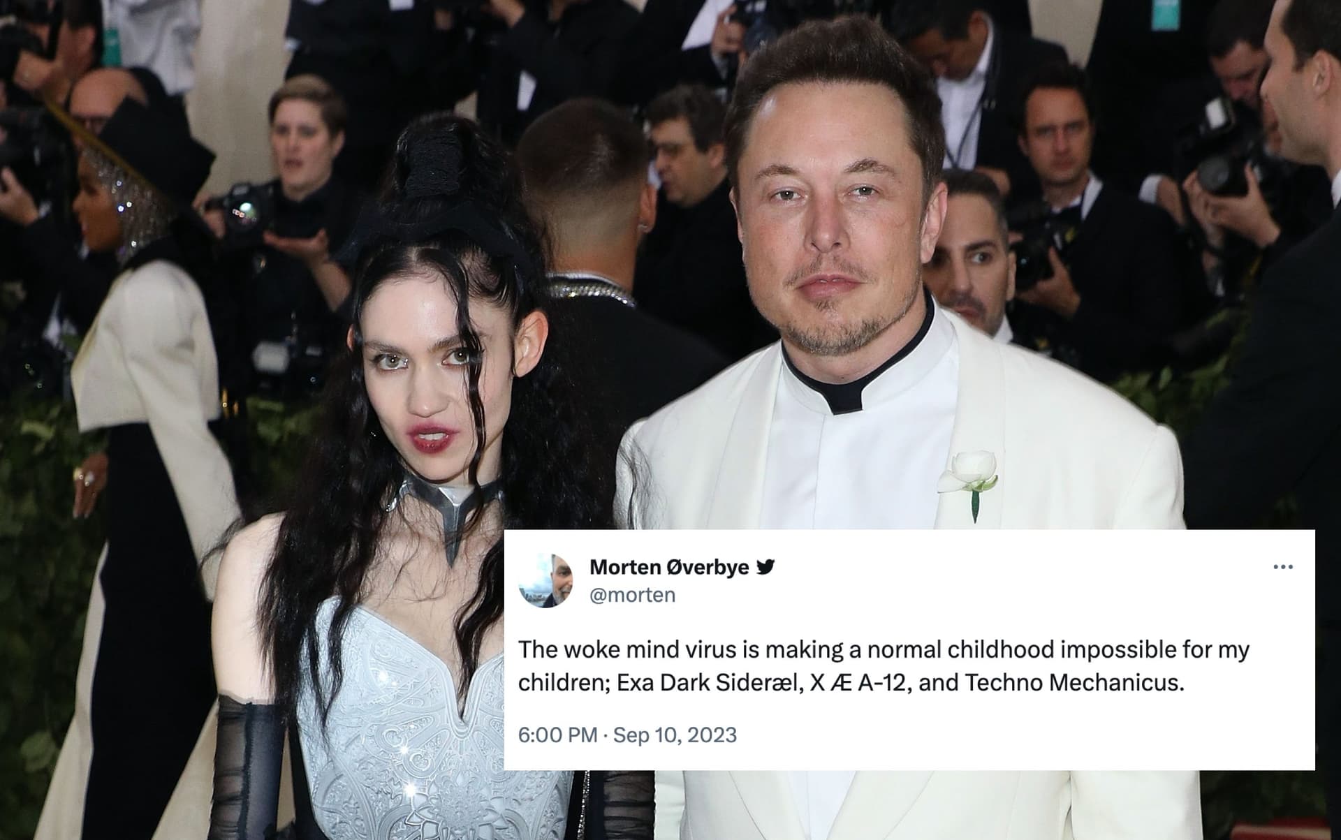 Elon Musk and Grimes' Third Child, Techno Mechanicus meme template - Techno Mechanicus