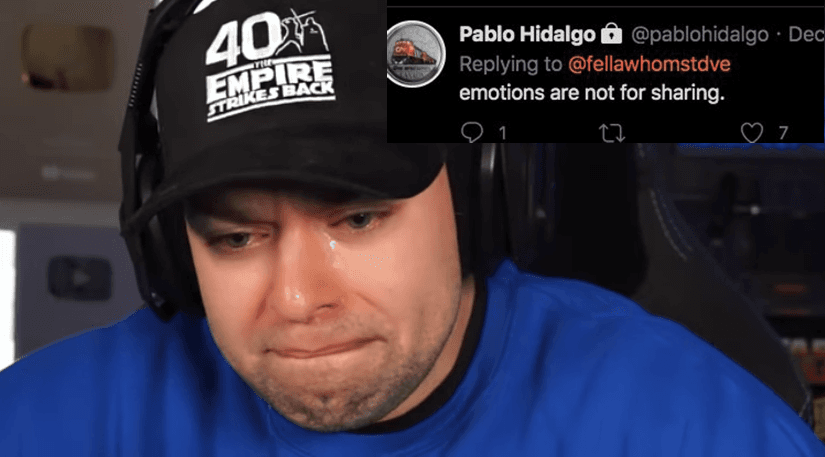 "Emotions Are Not for Sharing" Star Wars Controversy meme template - Emotions Are Not for Sharing