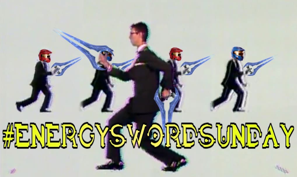 Energy Sword Sunday meme template - Energy Sword Sunday