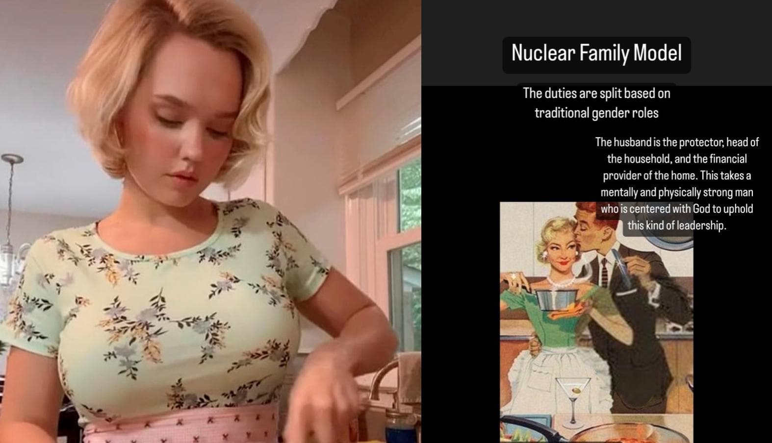 Estee Williams / TikTok Tradwife meme template - Estee Williams