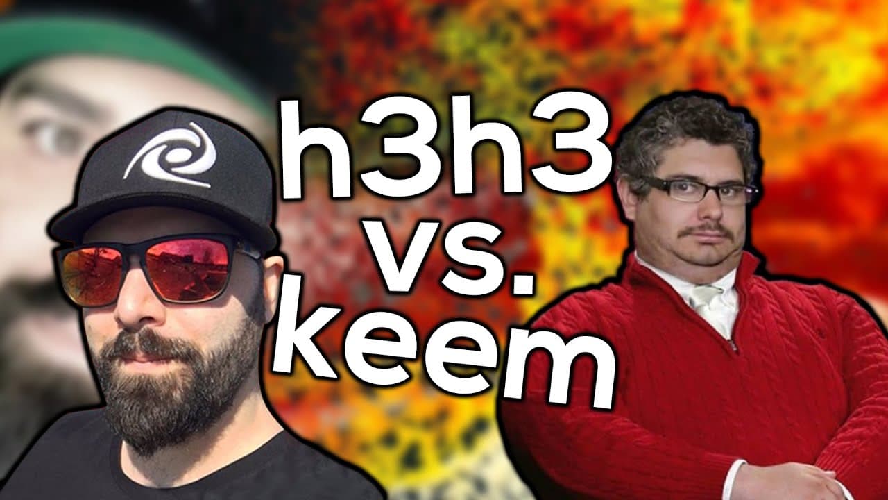 Ethan Klein and Keemstar Feud meme template - Ethan Klein vs Keemstar