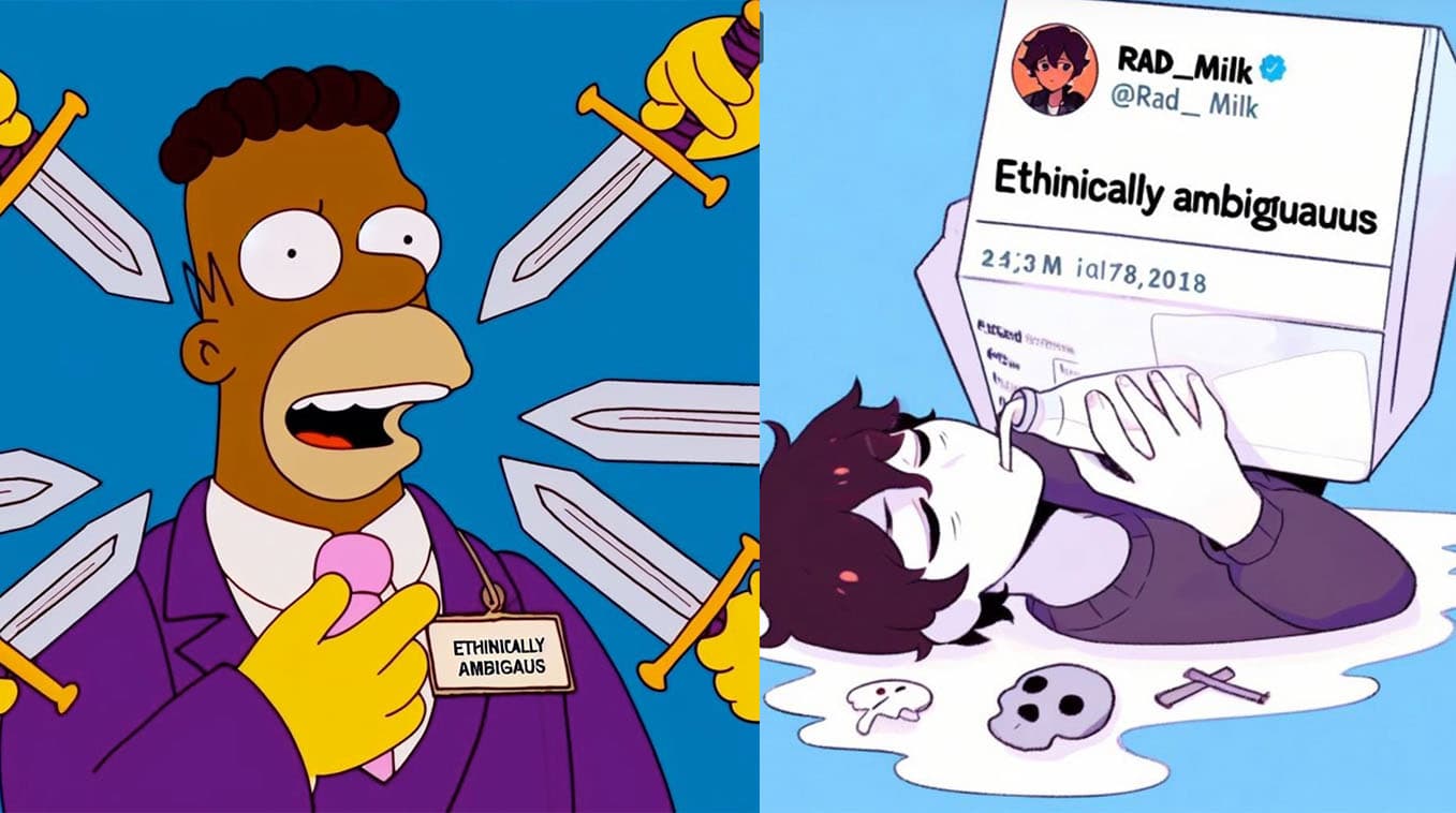 Ethnically Ambiguous AI Prompt Injection meme template - AI Prompt Injection