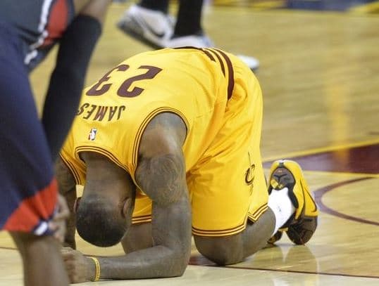 Exhausted LeBron James meme template - Exhausted LeBron James