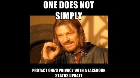 Facebook Privacy Notices meme template - Facebook Privacy Notice