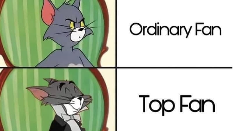 Facebook Top Fan Badge meme template - Facebook Top Fan Badge