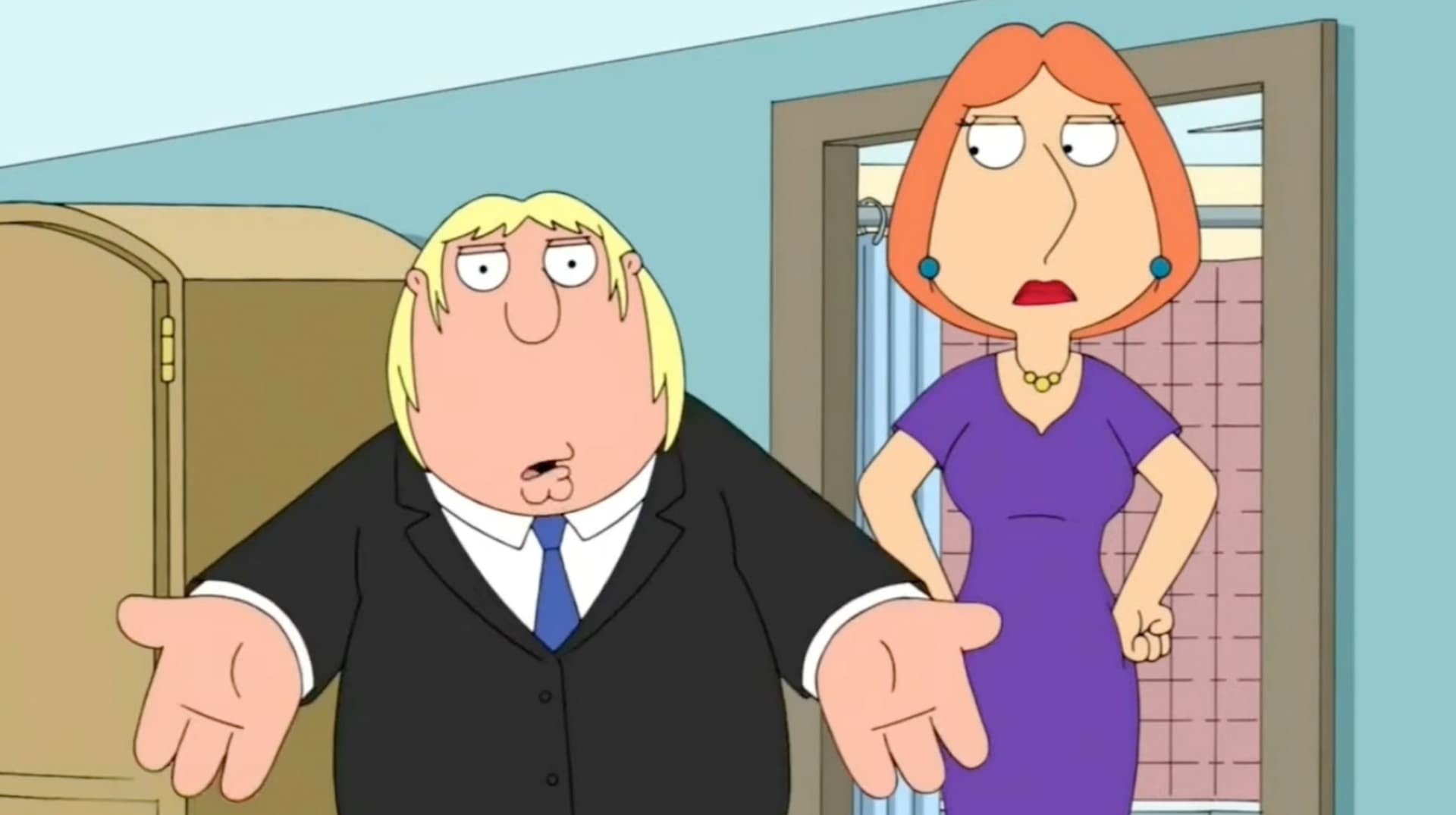 Family Guy "I Got a Glock In My 'Rari" meme template - Family Guy Glock In My Rari