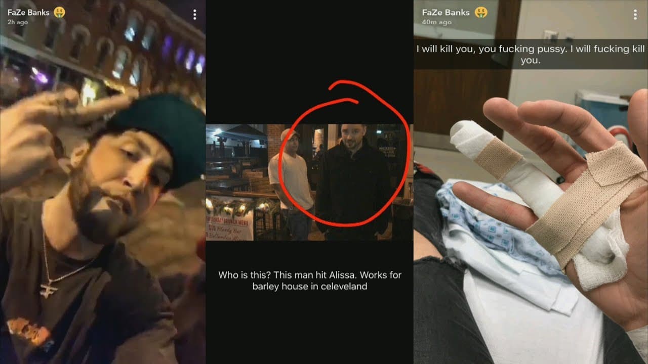 Faze Banks Barley House Bar Brawl meme template - Faze Banks Barley House