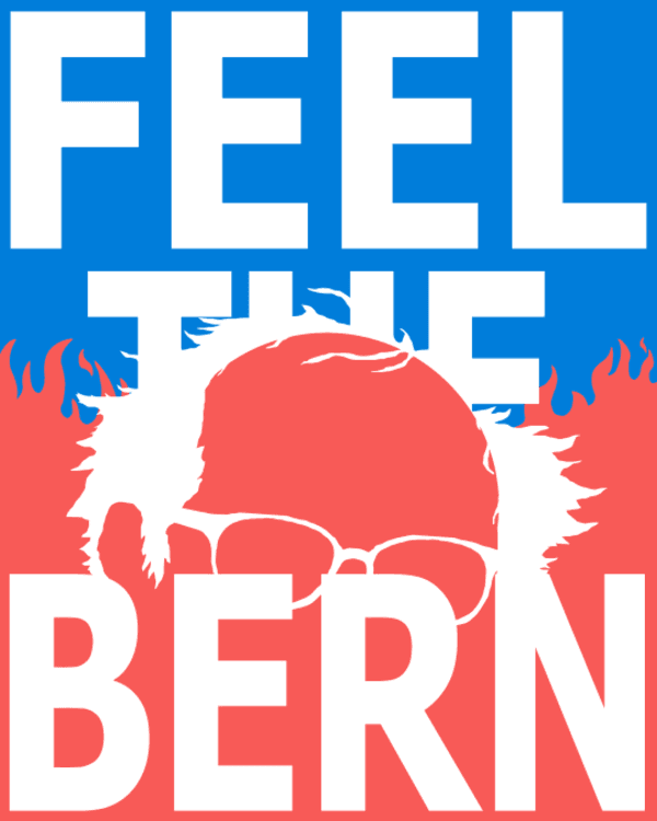 Feel The Bern meme template - Feel The Bern