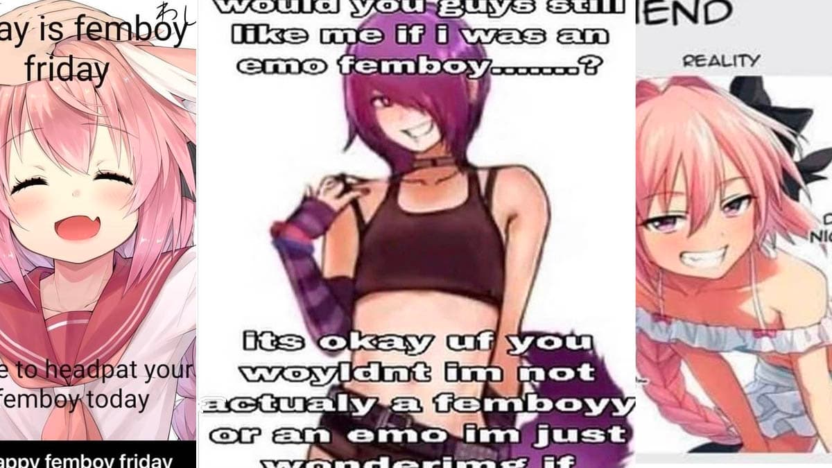 Femboy meme template - Femboy