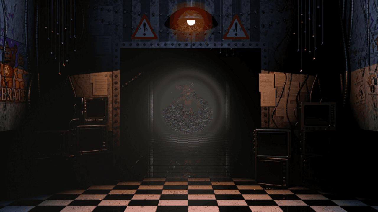 Five Nights At Freddy's 2 Hallway Ambiance meme template - FNAF 2 Hallway Ambiance