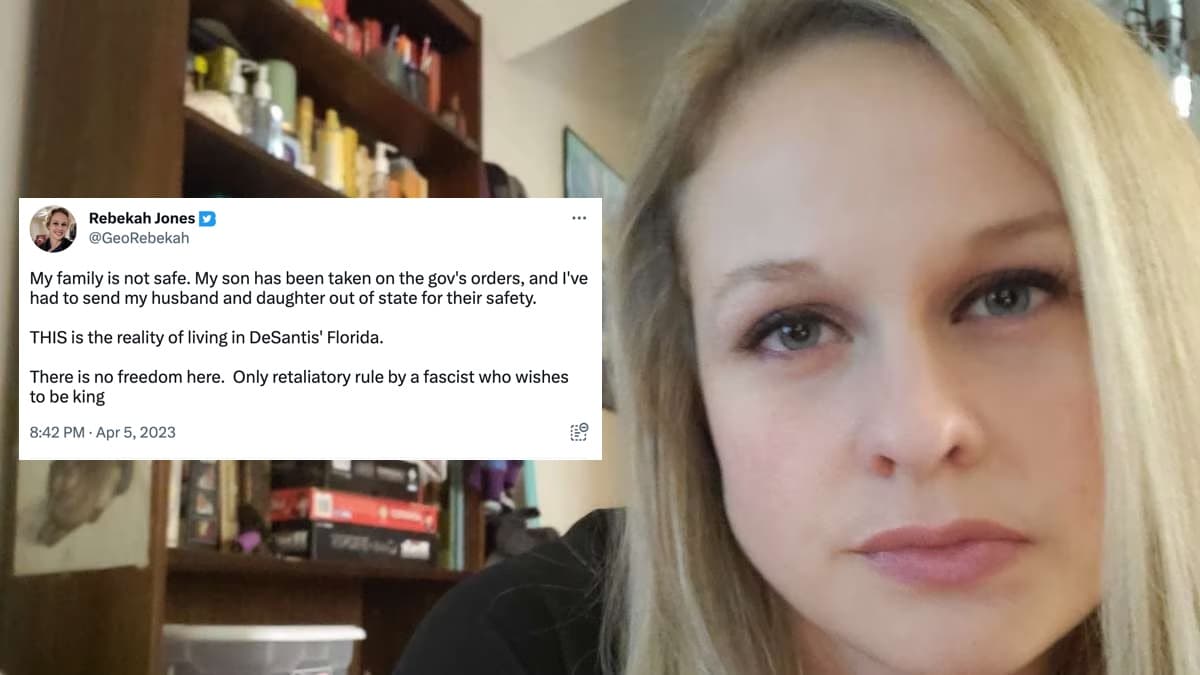 Florida State "Kidnapping" of Rebekah Jones' Son meme template - Florida State Kidnapping