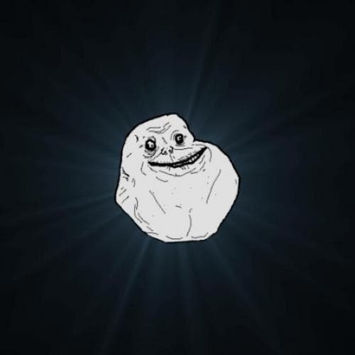 Forever Alone meme template - Forever Alone