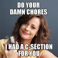 Forever Resentful Mother meme template - Forever Resentful Mother