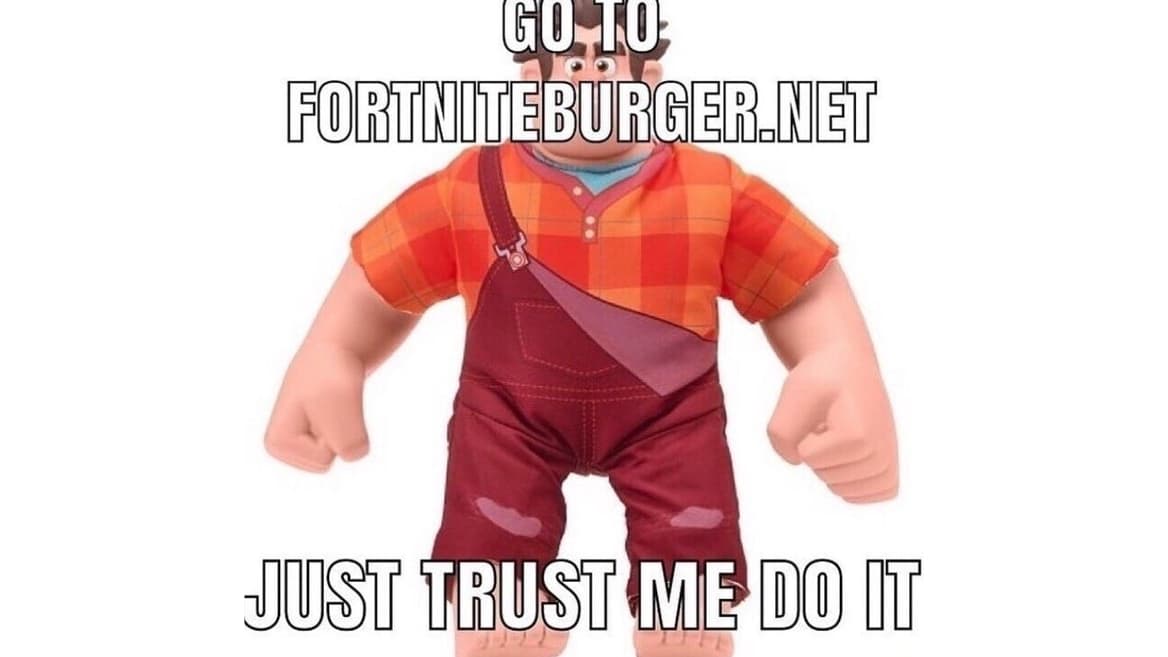 fortniteburger.net meme template - Fortnite Burger
