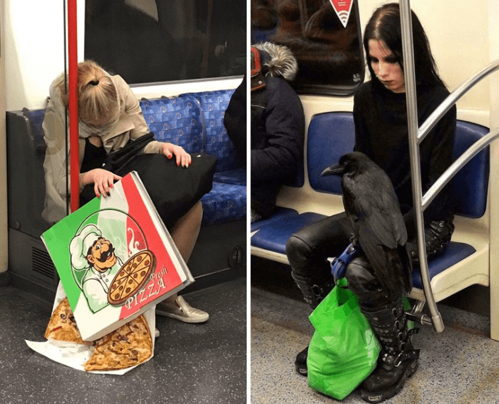 Fresh Pizza Girl Meets Raven Girl meme template - Fresh Pizza Girl Meets Raven Girl