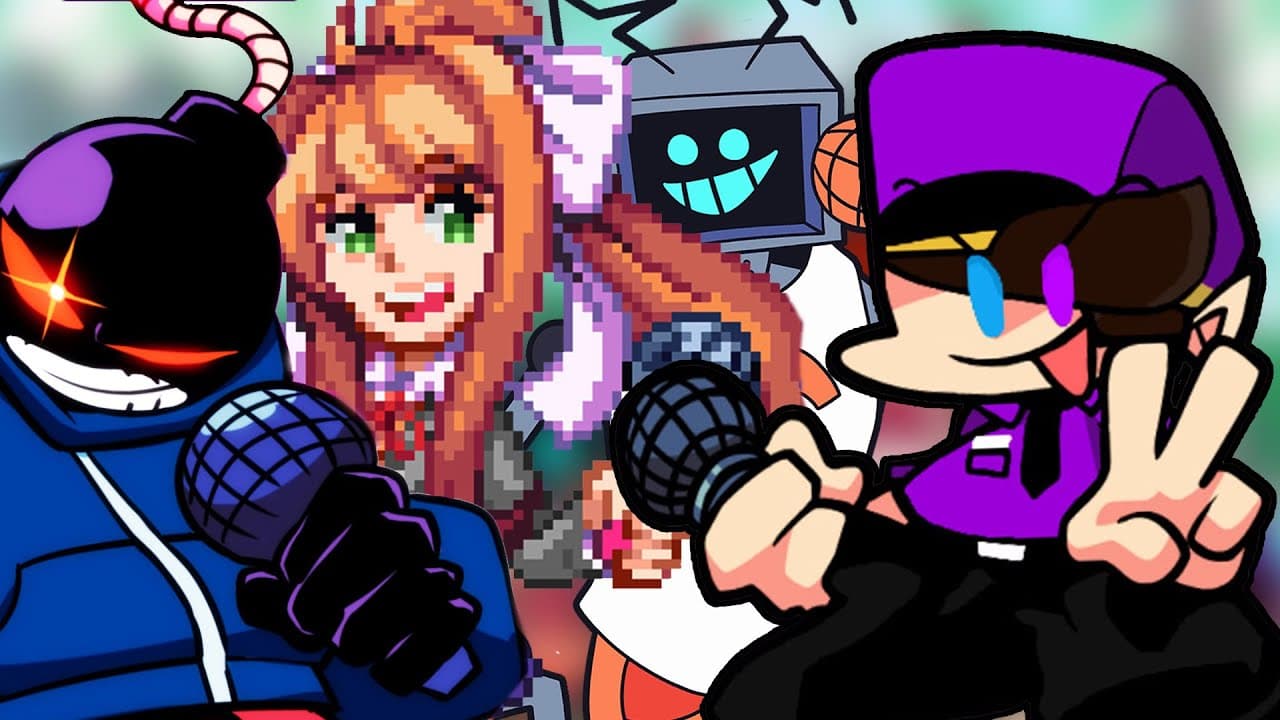 Friday Night Funkin' Mods meme template - FNF Mod