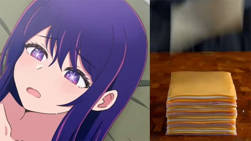 Fried Cheese and Ham Slap meme template - Fried Cheese and Ham Slap