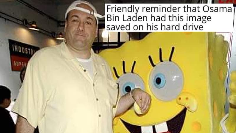 Friendly Reminder That Osama Bin Laden Had This Image Saved On His Hard Drive meme template - Osama Bin Laden Hard Drive