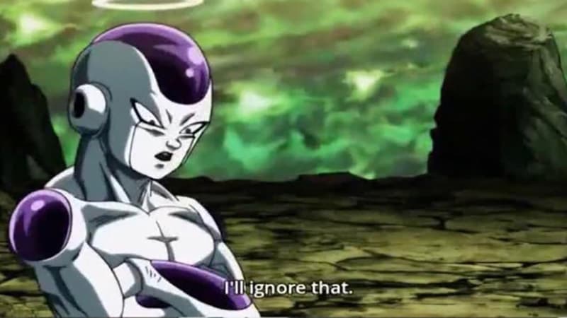Frieza's "I'll Ignore That" meme template - Frieza I'll Ignore That