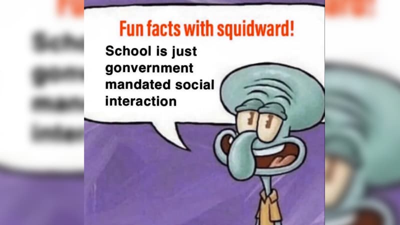 Fun Facts with Squidward meme template - Fun Facts with Squidward