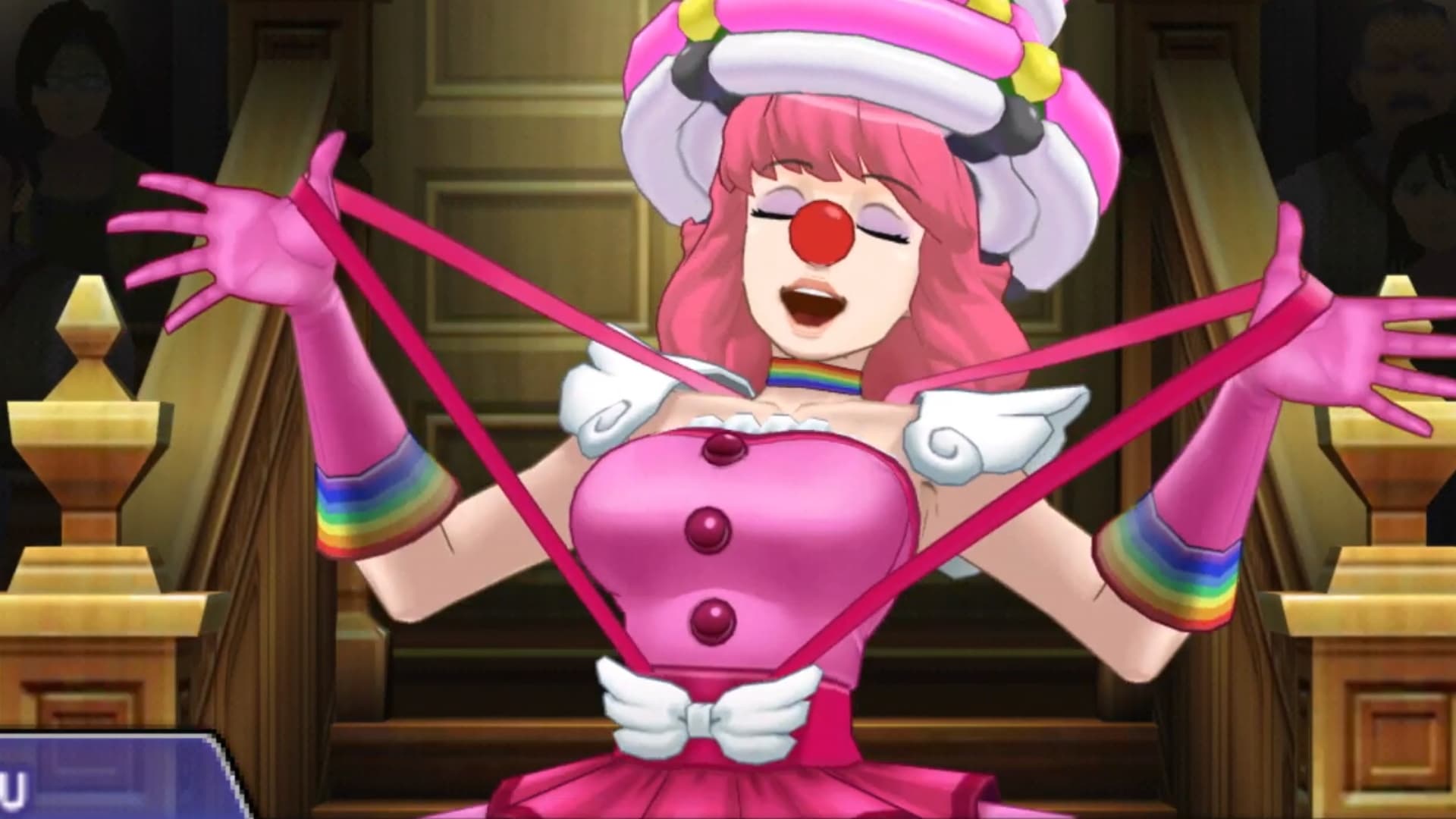 Geiru Toneido (Ace Attorney Clown Girl) meme template - Geiru Toneido