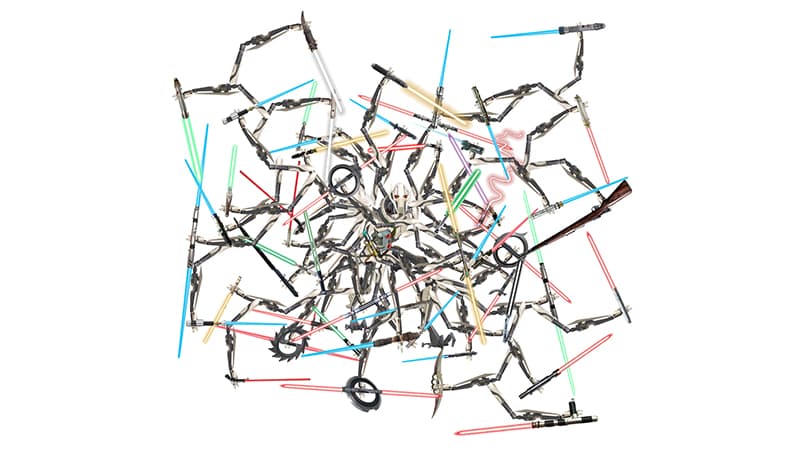 General Grievous' Lightsabers meme template - General Grievous