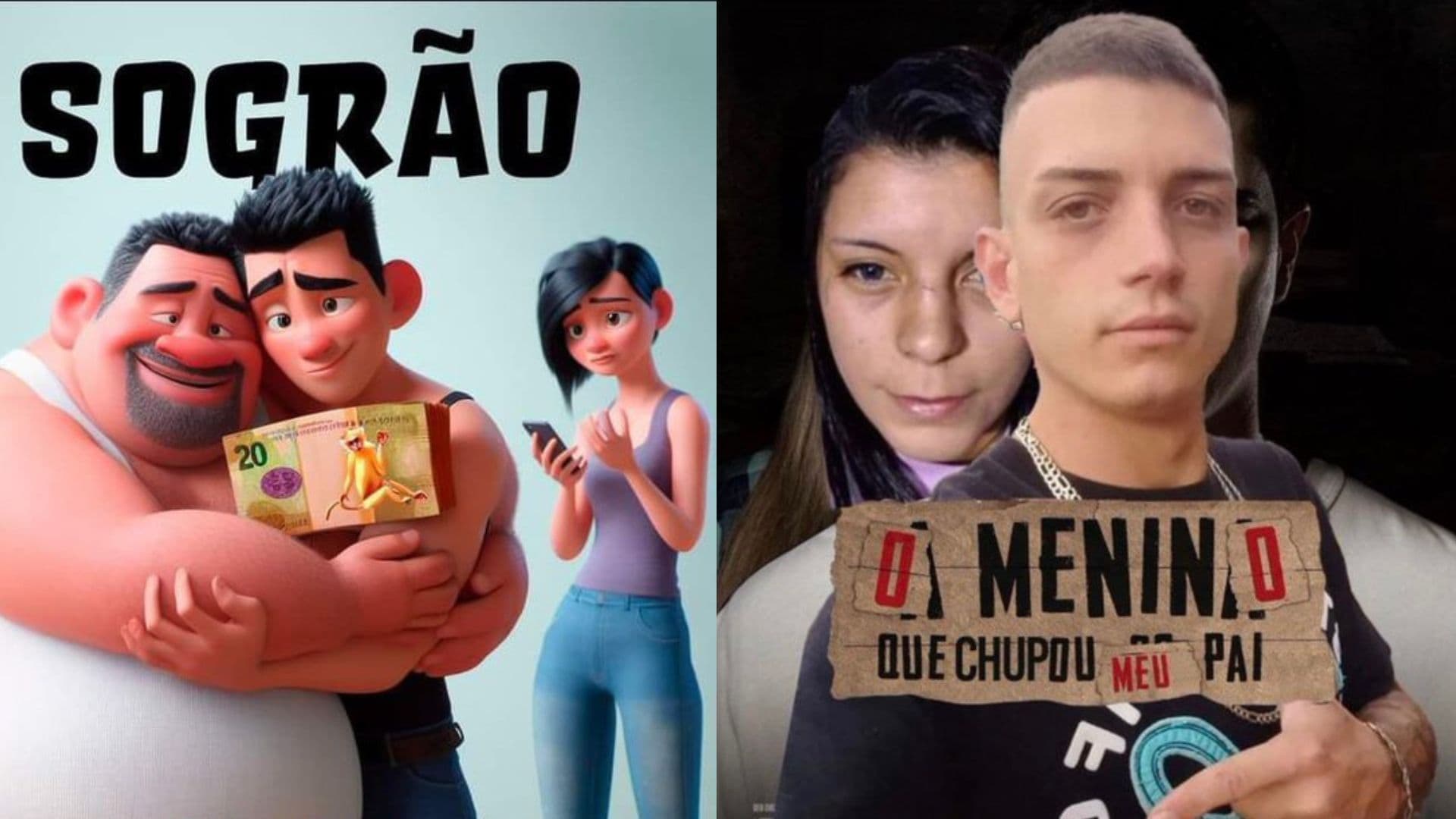 Genro E Sogro / Son-in-law And Father-in-law Cheating Scandal meme template - Genro e Sogro