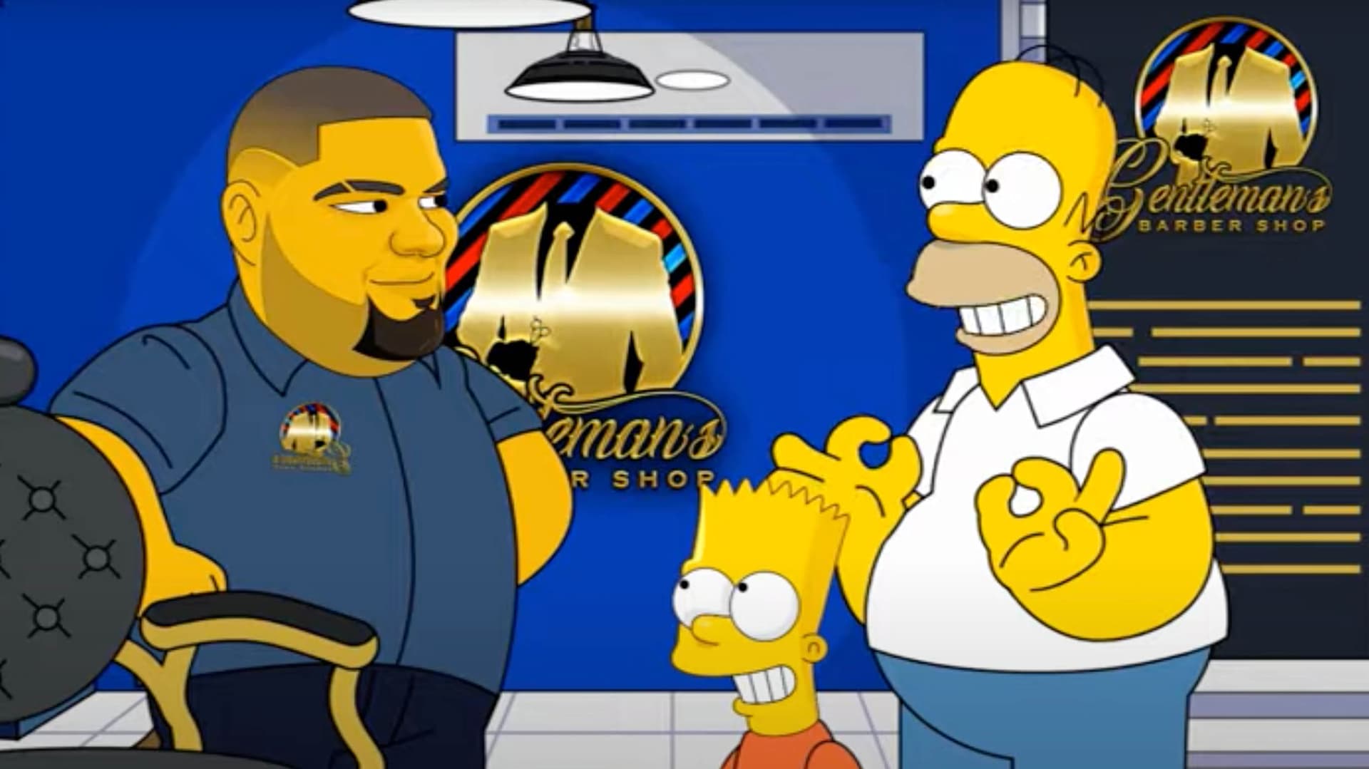 Gentleman's Barber Shop / Homero Pompadour meme template - Homero Pompadour