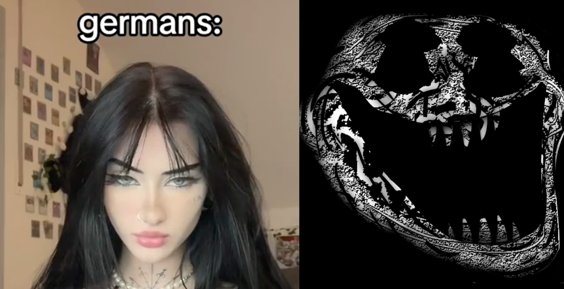 German Stare meme template - German Stare