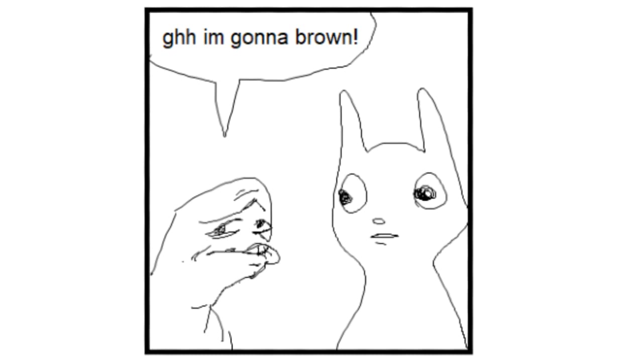 Ghh I'm Gonna Brown / I'm Shittsing meme template - Ghh I'm Gonna Brown