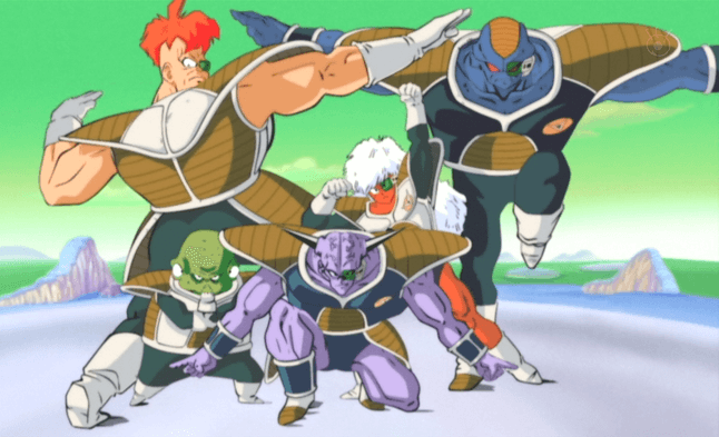 Ginyu Force Pose (Tokusentai) meme template - Ginyu Force Pose