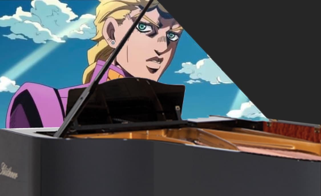 Giorno's Theme / Giorno's Piano meme template - Giorno's Theme