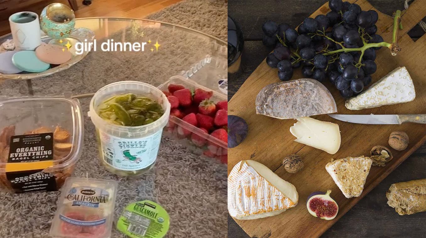 Girl Dinner meme template - Girl Dinner