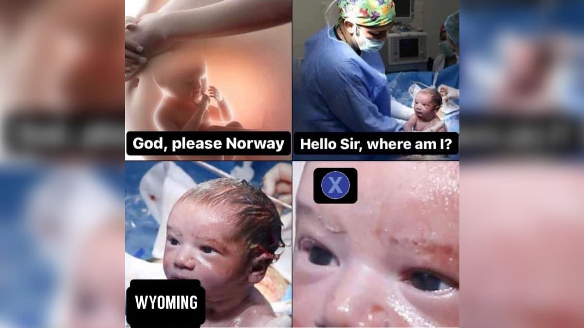 God, Please Norway meme template - God Please Norway