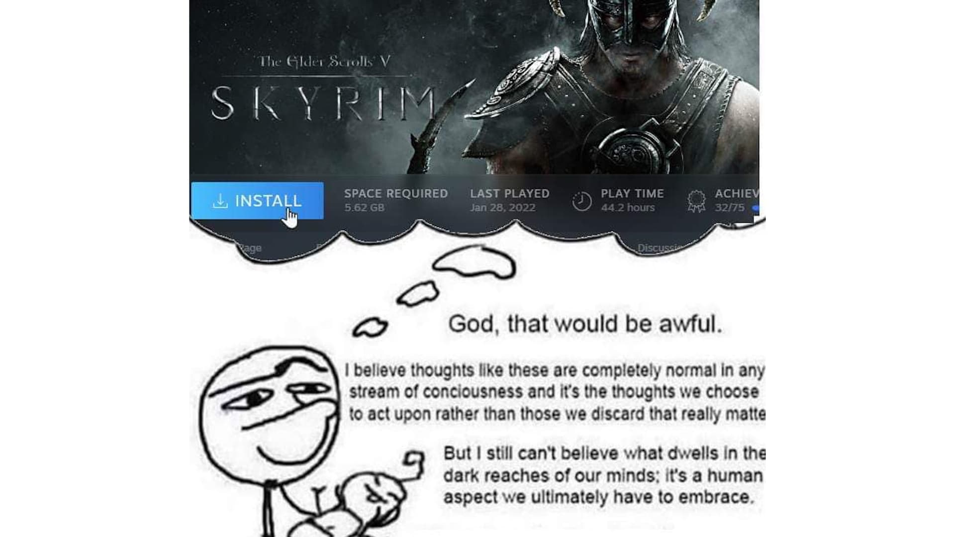 God That Would Be Awful meme template - God That Would Be Awful