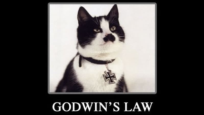 Godwin's Law meme template - Godwin's Law