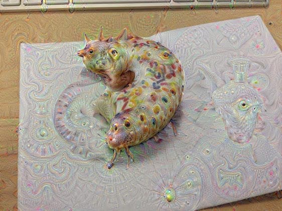 Google DeepDream meme template - Google DeepDream