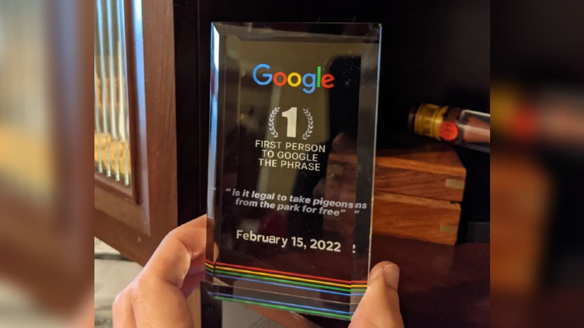 Google First Search Award meme template - Google First Search Award